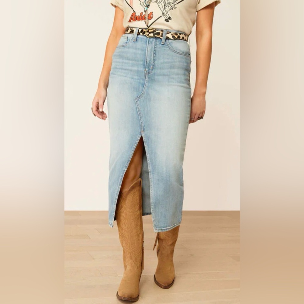 Oat New York Denim Skirt, Size 6